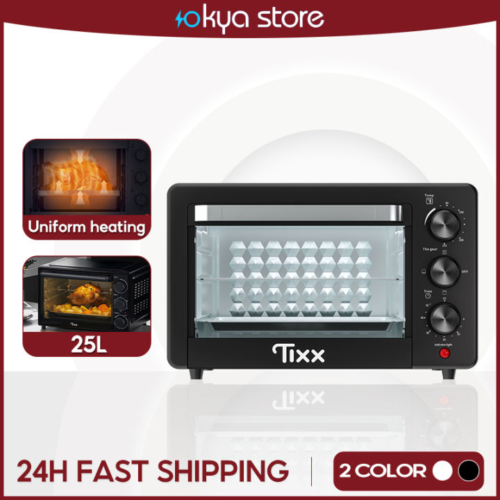 TIXX 25L Electric Oven with electric oven for baking cake Rotisserie