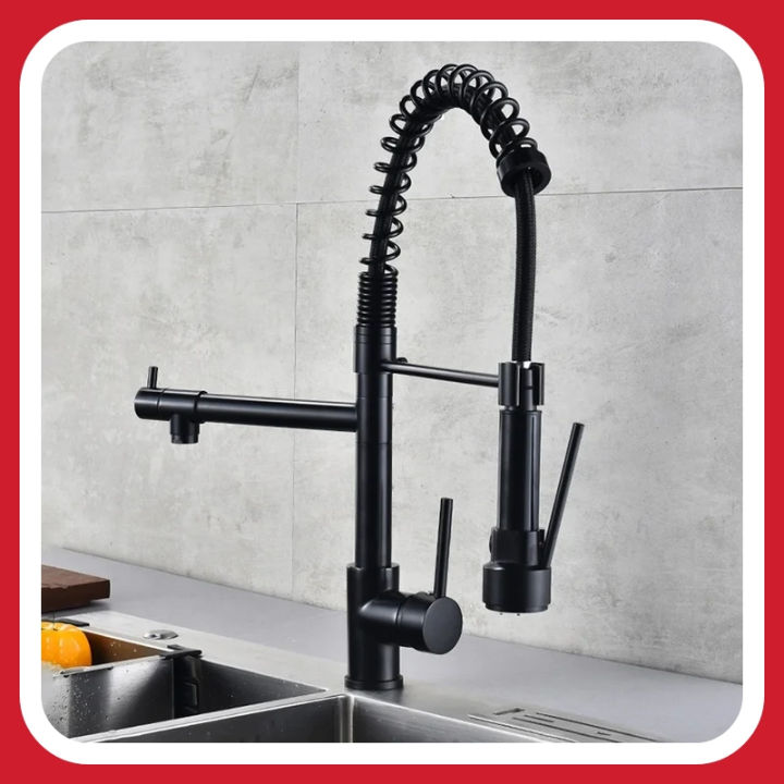 Keran%20Pantry%20Kran%20Dapur%20Cuci%20Piring%20Fleksibel%20Hitam%20Matte%20Panas%20dan%20Dingin%20SUS%20304%20Keran%20Air%201/2%20Inch%20Keran%20Angsa%20Fleksibel%20Kepala%20Besar%20-%20Image%208