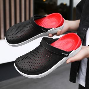Free Shipping 2026 New Style Perforated Sandals Summer MenS Closed-Toe Non-Slip Soft-Soled Breathable Sandals Casual Beach Shoes For Couples