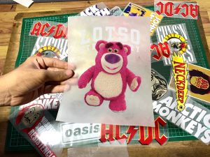 SABLON SETRIKA DTF 10cm CARTOON LOTSO / Print DTF iron patch kain Polyflex ANIMASI SPONGEBOB TOY STORY SNOOPY