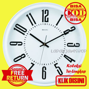 JAM DINDING BESAR POLOS MINIMALIS DEKORASI RUMAH 32CM 550