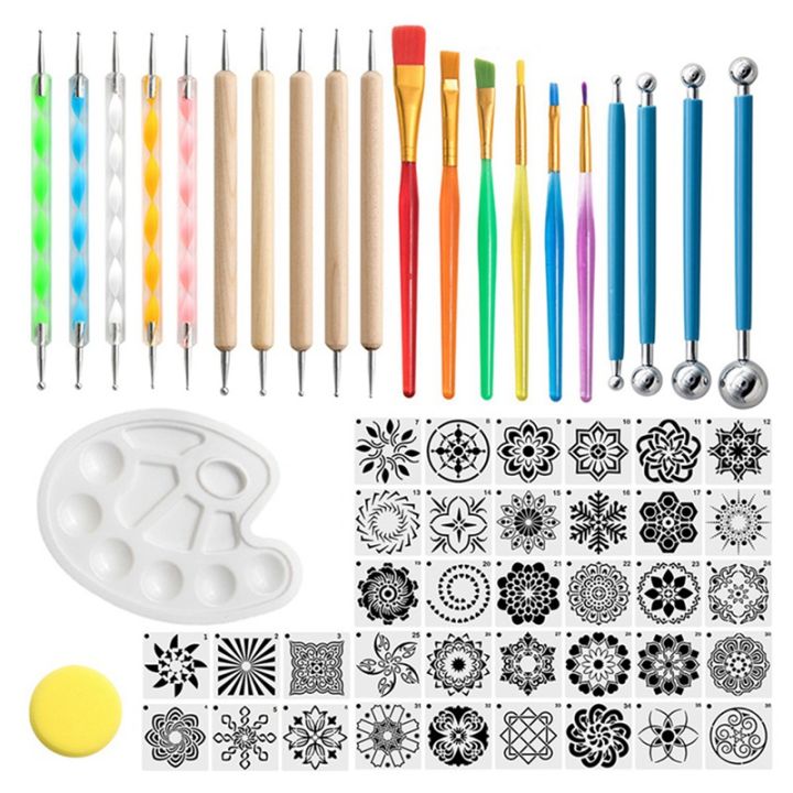 Mandala Dotting Tools Rock Dot Stencils for Painting Tool Set Craft