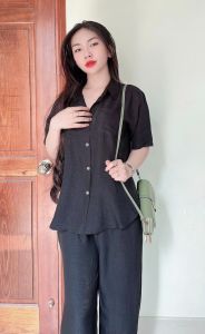 Set thời trang bigsize nữ size 50-100kg set sơ mi dài sang chảnh mặc đi chơi đi học đi làm đều đẹp