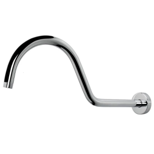 S shape Shower Arm Rusts Resistant Steel Modern Beautiful Appearance for Stylish Bath Space Luxury Bathroom Upgrades