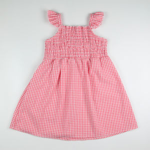Noonie - Girls Dress (2-12Y) - Cotton Smocked Dress- Seersucker - Kids Outfit for Girls