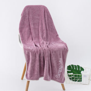 [พร้อมส่ง]ผ้าเช็ดตัว นุ่มเป็นพิเศษ ขนไม่หลุด ไม่ระคายเคืองผิว เกรด A วัสดุดี ซับน้ำแห้งเร็ว ญ่ ผ้าขนหนูอาบน้ำ70*140