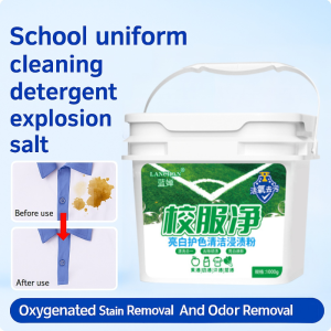 School Uniform Cleaning Detergent Washing Power Explosion Salt Powerful Stain-Removing Clothes Whitening Agent