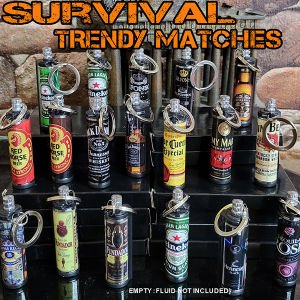 PERMANENT SURVIVAL MATCH KEYCHAIN