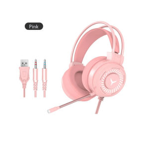 G58 RGB Breathing Light E-sports Gaming Headphones Stereo PC Computer Wired Headsets With Mic