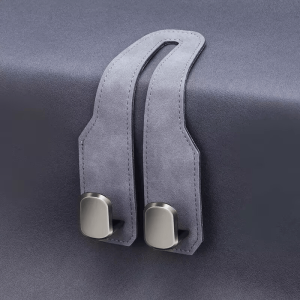 Durable ABS Universal Car Double Hook for Backseat Storage and Hanging