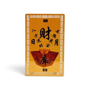 jasongo123 Wealth Magnet Fortune Vault Attraction Gold Card Attract Money Energy Protection Lucky Card Amulet