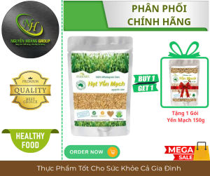 XUÂN AN - Hạt Yến Mạch Nguyên Cám Nhập Khấu Úc Túi 500g (Tặng kèm 1 gói Yến Mạch 150g)