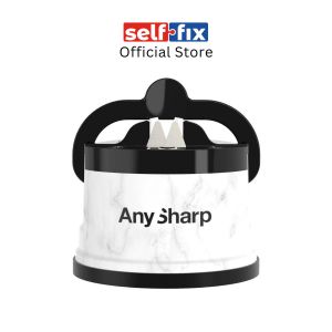 AnySharp Elite Knife Sharpener (Blue Daisies / Carbon Fibre / Stone / White Marble)