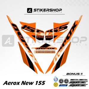 STIKER STRIPING AEROX CONNECTED - NEW GRAFIS VARIASI 006