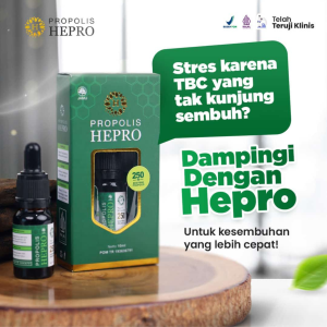 Stres karena TBC tak kunjung sembuh? Dampingi dengan Propolis Hepro Original 100% untuk kesembuhan yang lebih cepat!