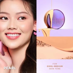 Kaila Beauté 2in1 Dew Matte Cushion And Refill - Dewy Matte Finish Double SPF 15 & 35 PA+++ Niacinamide Medium Coverage Melembapkan dan