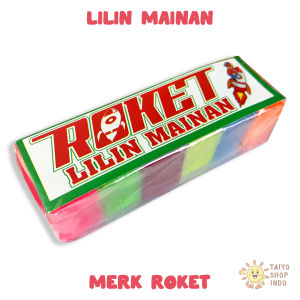 TAIYO Mainan Anak Jadul Lilin Malam Plastisin DIY Merk Bola Sensory Motorik Clay Seni Kerajinan