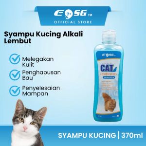 EOSG Cat Shampoo Medicated Shampoo - Mild Alkaline Pet Shampoo (370ml) Syampu Berubat Kucing Lembut