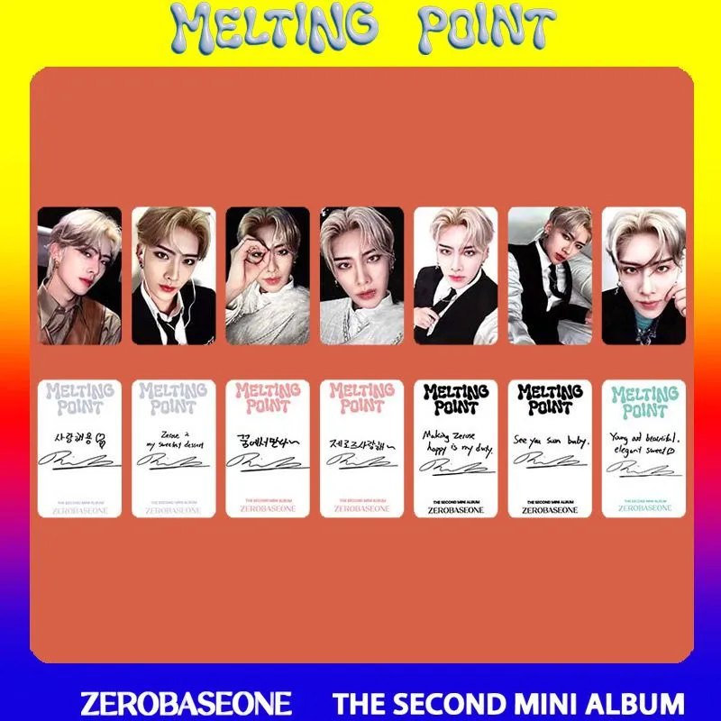 ZB1 Melting Point Digipack Solo PhotoCards Zerobaseone Jiwoong