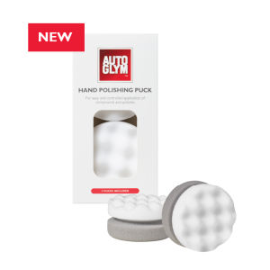 NEW | Autoglym Hand Polishing Puck 2 Pack | Reusable Microfiber Pads for Wax Polish & Compound Application