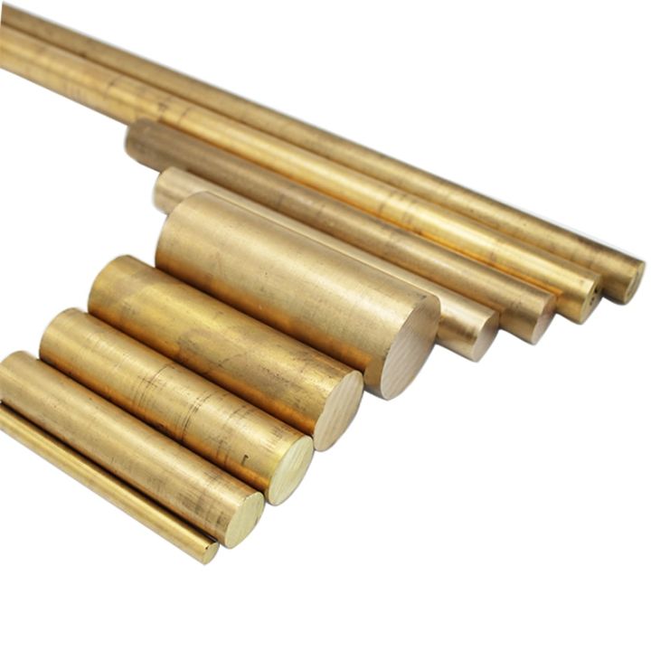 1pcs Length 200mm Brass Rod Bar, 15mm 18mm 20mm 25mm 30mm Excellent  Machinability Solid Round Metal Dowel Rods Bars for DIY Craft (Color :  20mm, Size
