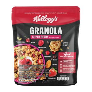 Kelloggs Super Berry Granola Cereal 350G