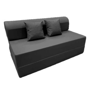 3 Folds Sofabed Foam Cover Curved Head Family/Queen Long Zipper - Plain Color  Migs Beddings