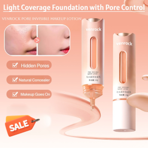 Pore Minimizing Primer Cream Makeup Base Concealing Effect Lightweight Brightening Natural Nude Makeup Makeup Base Natural Finish Light Coverage Foundation with Pore Control Brightening Primer