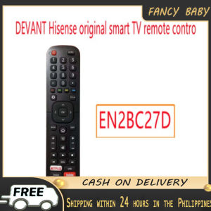 【PH shipment】Replacement Remote Control Compatible with Devant/Hisense LCD LED Smart TV Models EN2B27 EN2BC27B EN2BE27D EN2BC27D EN2BE27H EN2H27 EN2BC27 EN2BD27H with Netflix & YouTube Buttons Full-Key Layout