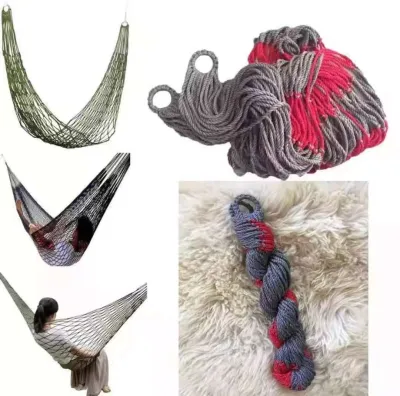 Portable cotton rope outdoor hammock Duyan