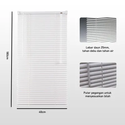 Weyon 40/60/90 X180 cm Blinds Tirai Gulung / Putih Tirai penutup kerai Hordeng / Jendela Rana