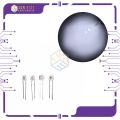 4pcs 5mm led white sh. 