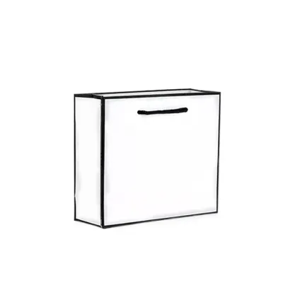 MIRELAE WhiteBlack Gift Bag Multi-size Large Capacity Paper Bag Creative Thicken Handhold Shopping Bag Shopping