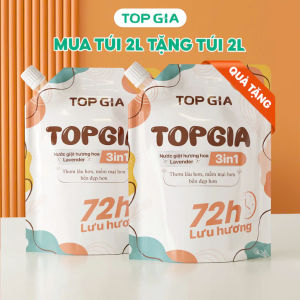 [MUA 1 TẶNG 1] Nước Giặt TopGia 3in1 Hương Lavender Dịu Nhẹ Làm Sạch Vết Bẩn Lưu Hương 72h