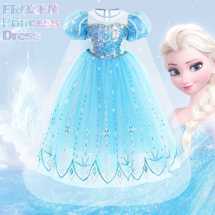 Kids Girls Frozen Elsa Princess Dress Halloween Costume Christmas Birthday Evening Party Ball Gown Costume Puff Sleeve Fancy Birthday Party | Lazada PH Kids Girls Frozen Elsa Princess Dress Halloween Costume Christmas Birthday Evening Party Ball Gown Costume Puff Sleeve Fancy Birthday Party | Lazada PH