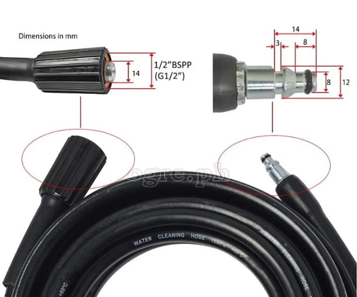 Replacement Pressure Washer Hose for Nilfisk/Gerni/Stihl Lazada PH