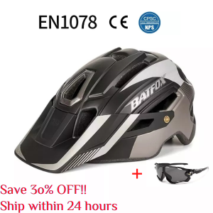 ค้างคาว FOX หมวกกันน็อคจักรยานเสือภูเขาผู้หญิงจักรยานผู้ชายหมวกนิรภัย Mountain Road จักรยานกีฬากลางแจ้งน้ำหนักเบาขนาดใหญ่ Visor Helme