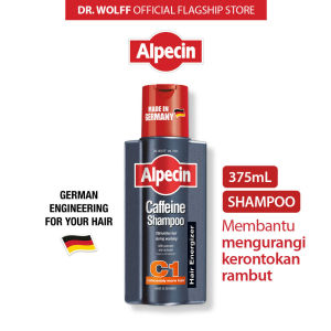 Alpecin Caffeine Shampoo C1 375ML Shampo Rambut Rontok Pria / Hair Loss Shampoo