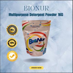 Dishwasher Detergent Remove Stubborn Greese Dirt BioNur MultiPurpose washing powder soap 5 in 1 (1KG)