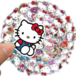 Japan Hello kitty #2 cartoon Sticker 50Pcs/Set DIY laptop waterproof tumbler Decals Doodle Stickers