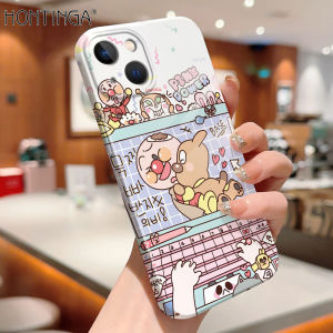 Hontinga All-inclusive Film Casing For iphone 11 Pro Max 12 Mini 12 Pro Max 13 Mini 13 Pro Max Case Korean film Phone Case Cartoon Anpanman Back Casing lens Protector Design Hard Cases Shockproof Shell Full Cover Casing For Girls