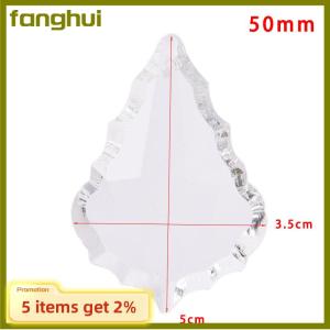 fanghui 1pc Clear Chandelier s Lamp Prisms Parts Hanging Drops Pendants