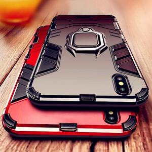 For iPhone 16 15 8 7 6 6s Plus X Xs Max XR 14 13 12 11 Pro Max SE 2020 Phone Case Silicone TPU and Hard PC Cover Stand Rotation Ring Multi Protection Casing