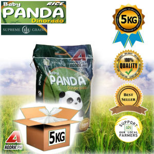 AP Baby Panda 5kg Dinorado Rice Supreme Grains Fresh Milled from Pangasinan Support Local Farmers