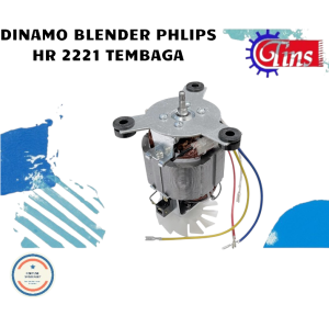 DINAMO BLENDER PHILIPS HR 2221 HR 2222 MESIN MOTOR BLENDER PHILIPS BARU LILITAN TEMBAGA
