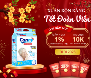 Combo 40 miếng lót bổ sung Canny cho người già người bệnh