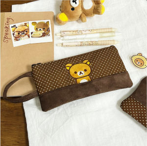Large Kawaii Bear Pouch Bag - Gift for Starting School & Anniversary