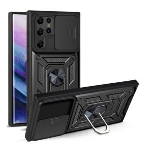 Soft Shell Armor Case Defence With Ring Stand Oppo A57 A58 A78 A79 A38 A77S Premium TPU