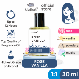 ROSE VANILLA by KIUTKAT - Parfum Wanita Original Isi 30ml | Searah ROSE VANILLA