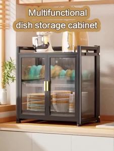 Gesh 2/3-Tier Dish Rack Cabinet Organizer Dish Cabinet Drawer Countertop Storage Kitchen Organizer